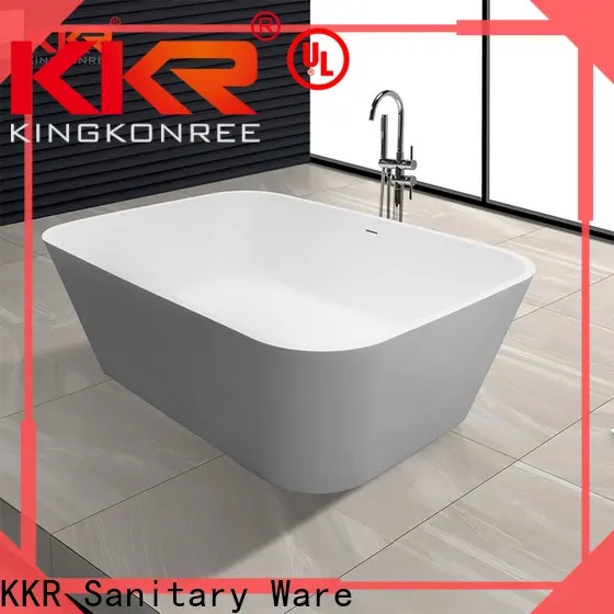 KingKonree solid surface freestanding tubs custom for family decoration 1