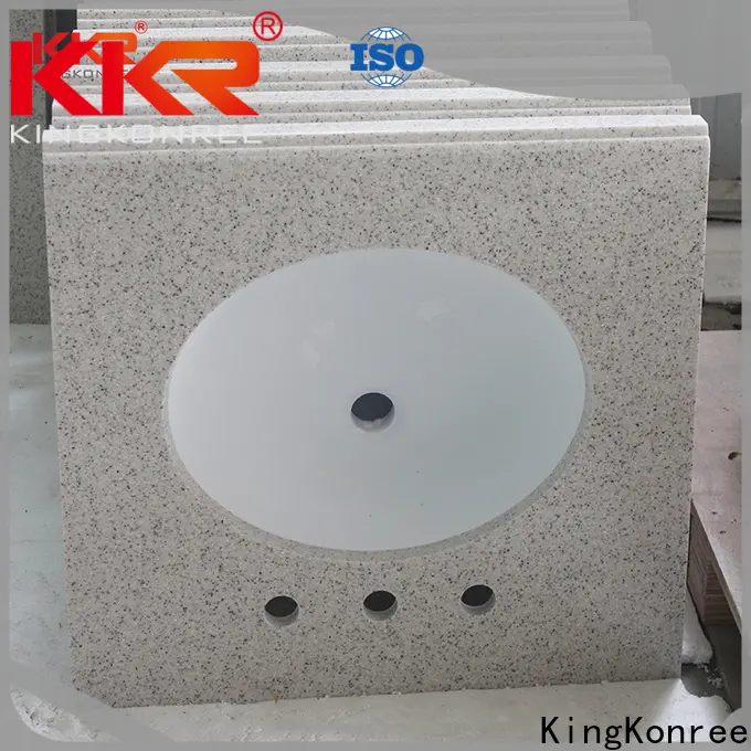 KingKonree custom vanity tops factory for motel 1