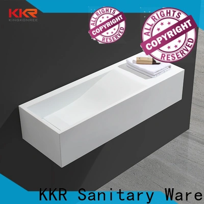 KingKonree hang solid surface basin manufacturer for bathroom 1