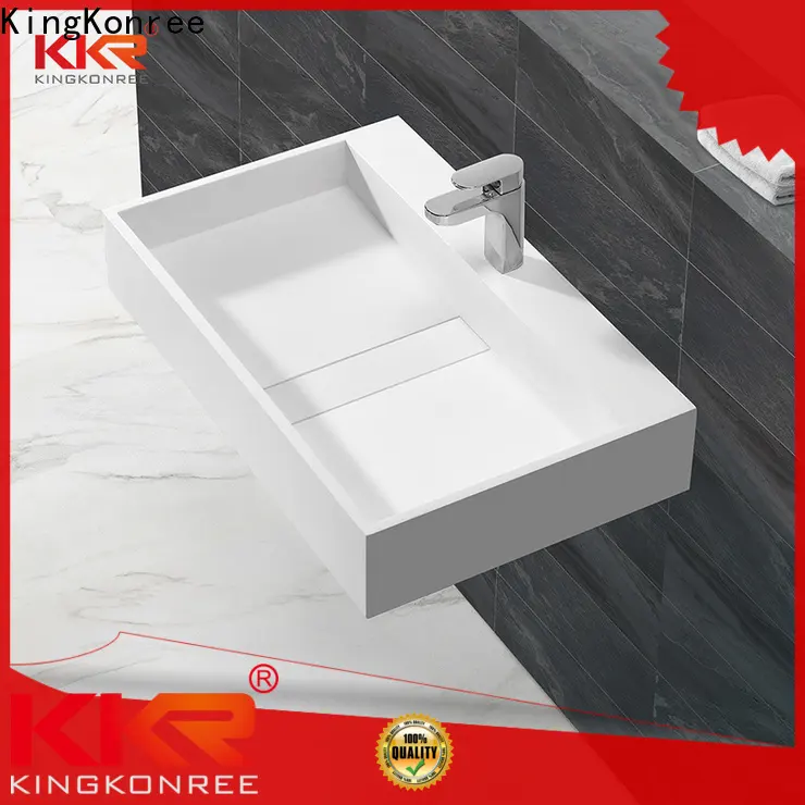 KingKonree triangle stone vanity manufacturer for hotel 1