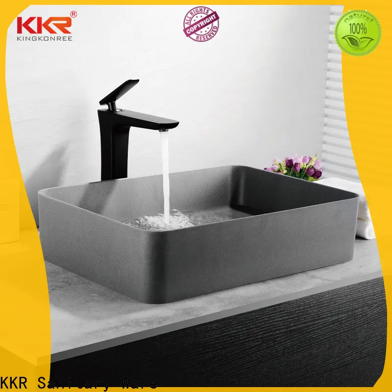 KingKonree white bathroom countertops and sinks supplier for home 1