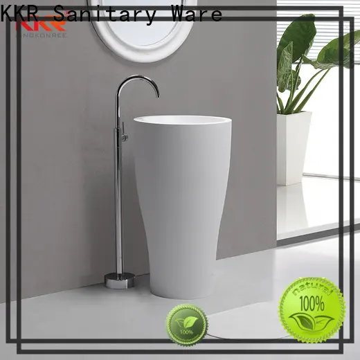 KingKonree shelf freestanding basin design for motel 1