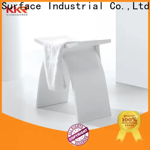 KingKonree sparkle black shower stool customized for home 1