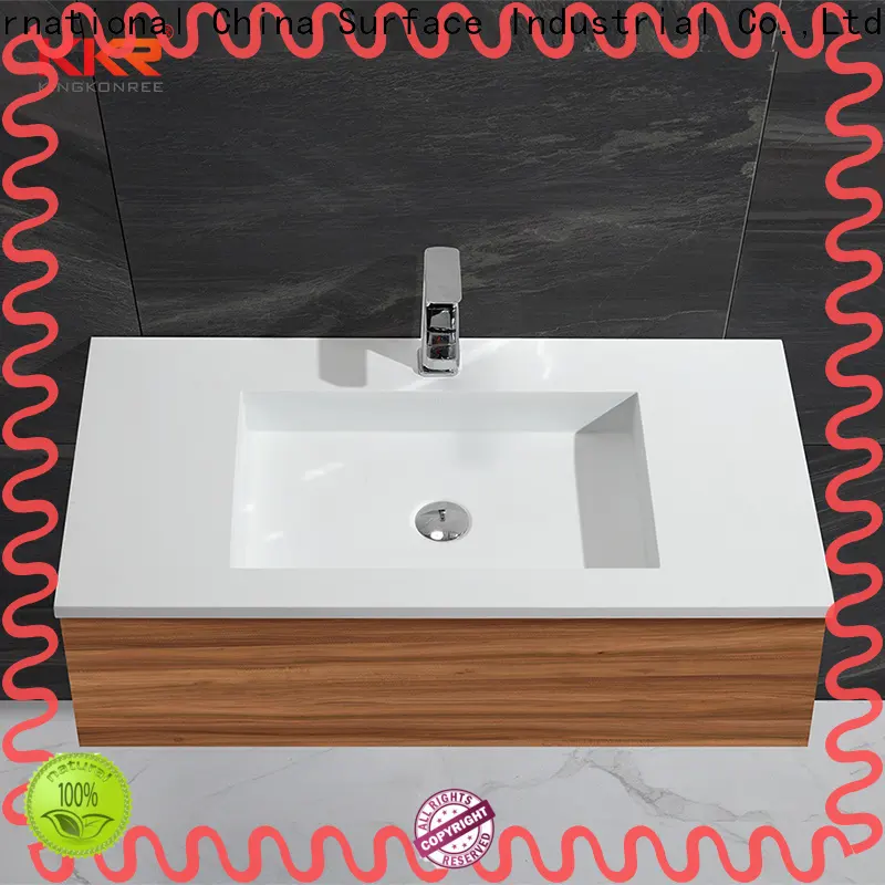 KingKonree basin with cabinet price supplier for bathroom 1