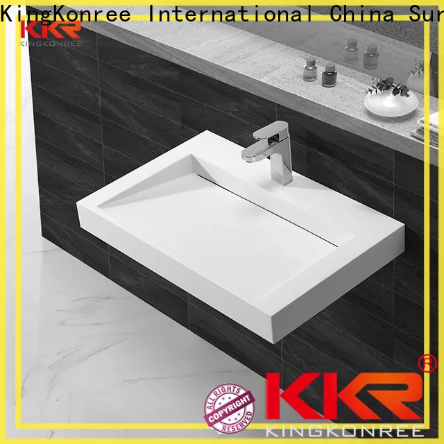 KingKonree wall hung bathroom basins customized for bathroom 1