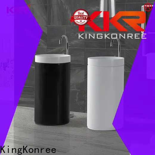 thin free standing wash basin design for bathroom 1