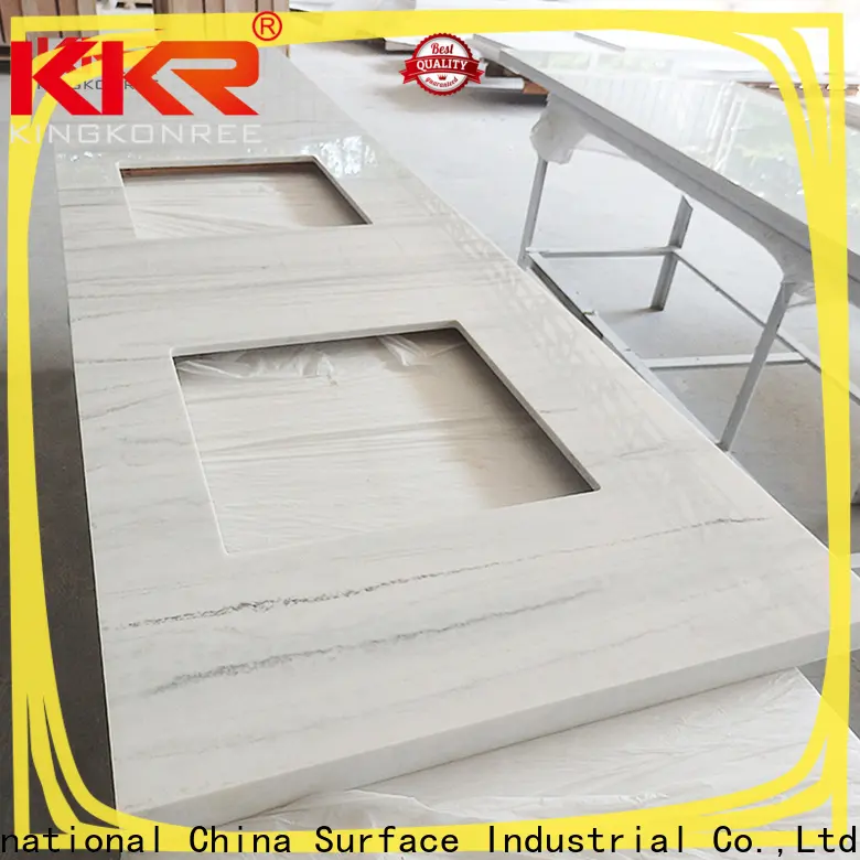 KingKonree solid stone countertops manufacturer for bathroom1 1