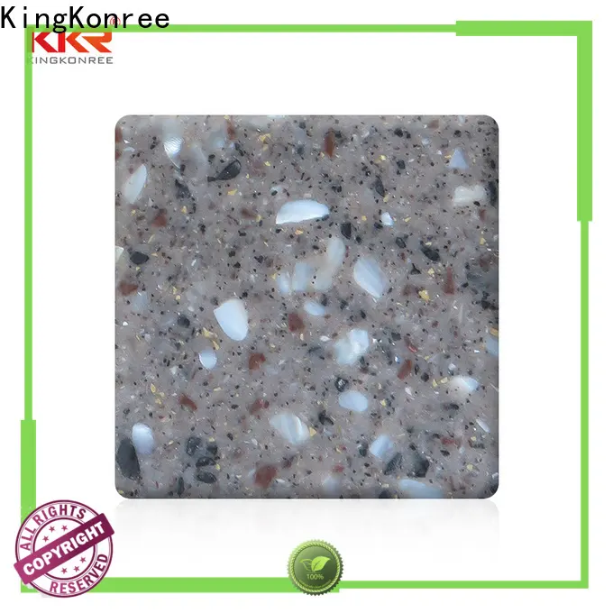 KingKonree gray solid surface sheets manufacturer for room 1