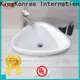 approved above counter sink bowl customized for restaurant 1