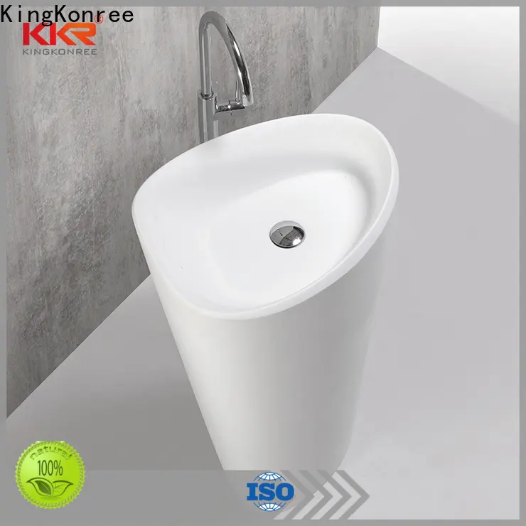 acrylic stand alone bathroom sink supplier for home 1