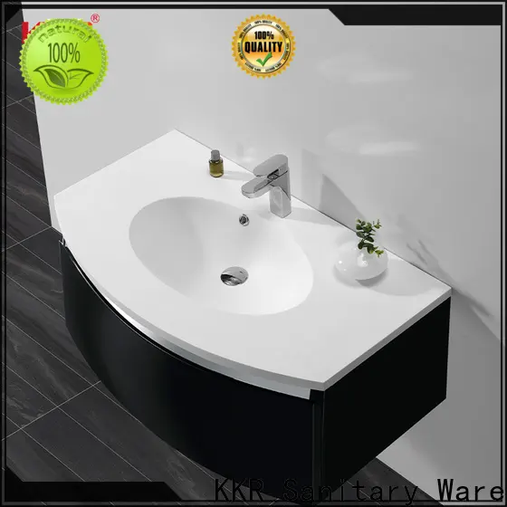 overflow solid surface wash basin top-brand for hotel 1