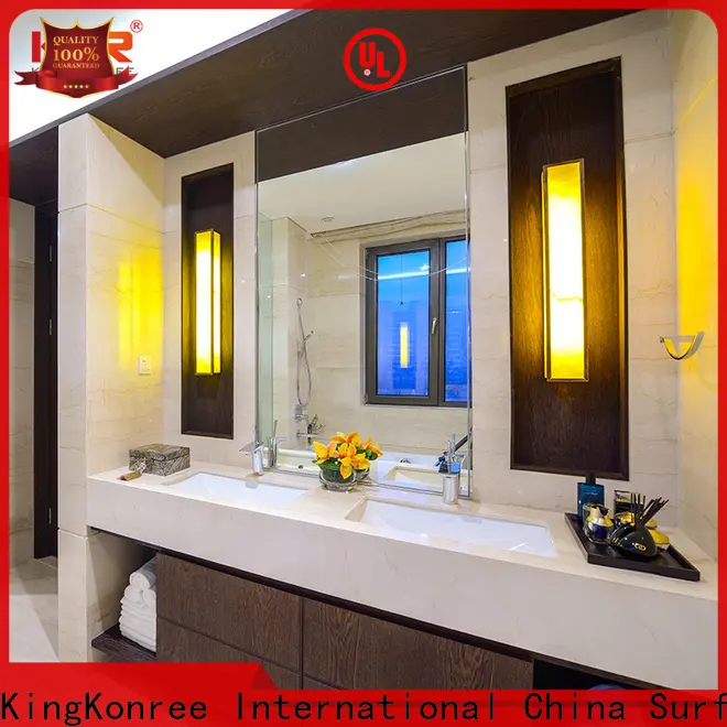KingKonree acrylic countertops latest design for hotel 1