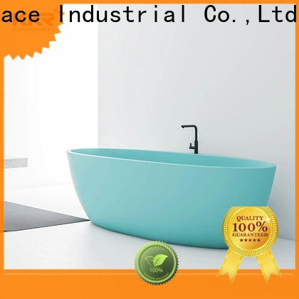 quality solid surface freestanding tub custom for shower room 1