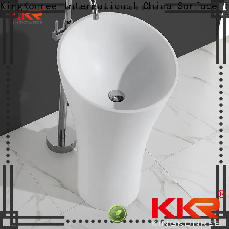 KingKonree free standing wash basin factory price for motel 1