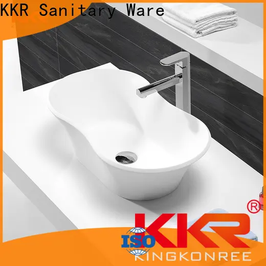 KingKonree elegant above counter vanity basin customized for restaurant 1
