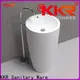KingKonree thin pedestal wash basin factory price for home 1