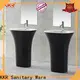 KingKonree black freestanding basin customized for motel 1