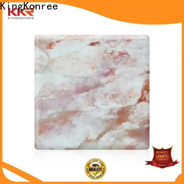 KingKonree durable solid surface sheets customized for hotel 1