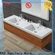 elegant hand basin with cabinet customized for motel 1