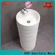 thick stand alone bathroom sink factory price for hotel 1