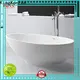 white corner tub custom for shower room 1