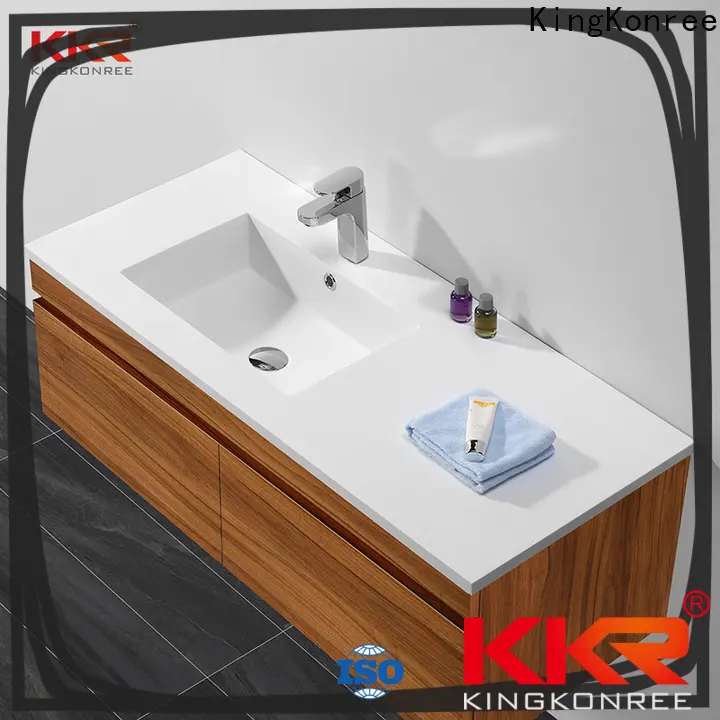 KingKonree dark basin and cabinet supplier for toilet 1