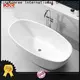 KingKonree black rectangular freestanding bathtub free design for shower room 1