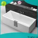KingKonree black stone resin bath ODM for shower room 1