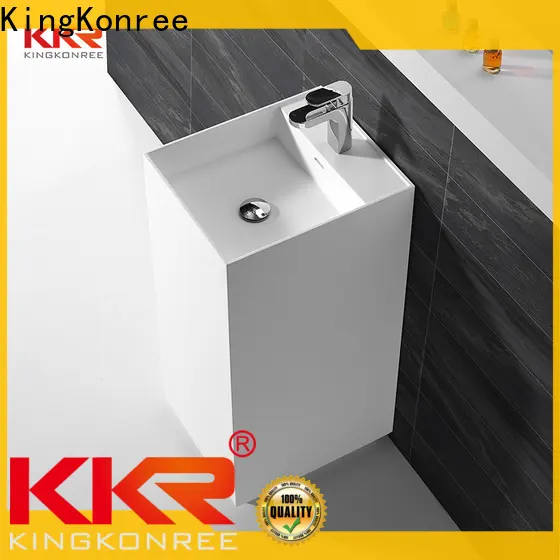 KingKonree solid surface wash basin customized 1