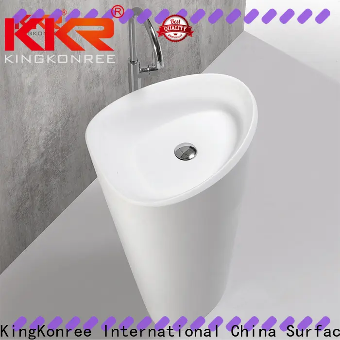 KingKonree gel freestanding bathroom basin supplier for hotel 1