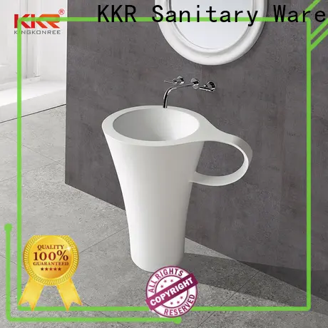 KingKonree freestanding bathroom basin factory price for hotel 1