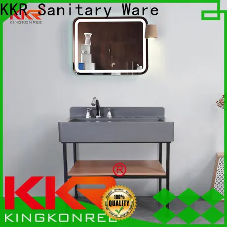 KingKonree wallhung solid surface bathroom countertops supplier for hotel 1