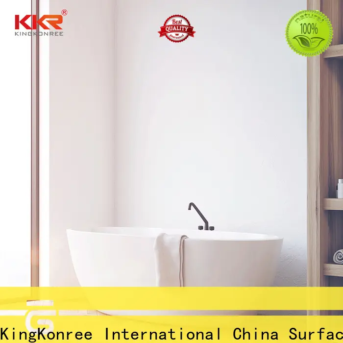 KingKonree solid surface freestanding tubs at discount for hotel 1