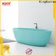 KingKonree hot-sale round freestanding bathtub custom for shower room 1