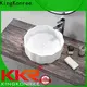 KingKonree pure bathroom countertops and sinks customized for hotel 1
