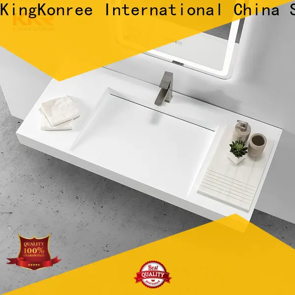 KingKonree narrow wall hung basin supplier for toilet 1