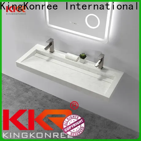 KingKonree wall hung basin 450mm supplier for toilet 1