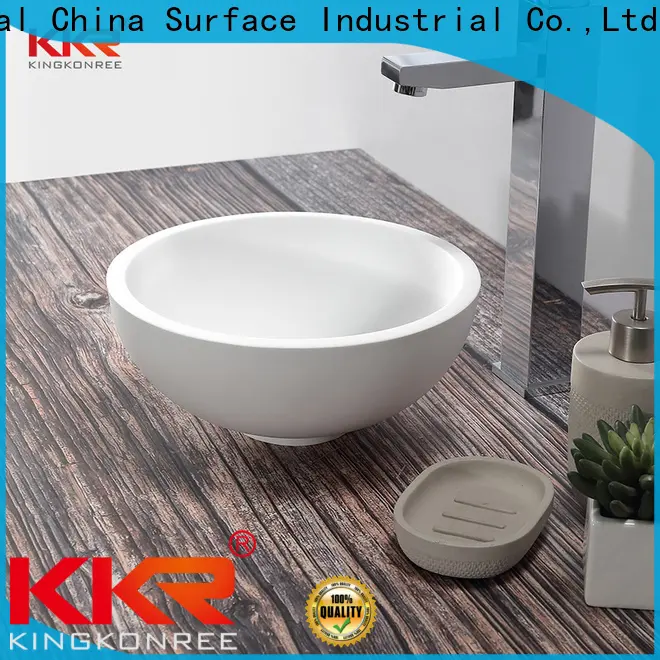 sanitary ware above counter vessel sink customized for hotel 1