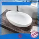 KingKonree durable top mount bathroom sink design for home 1