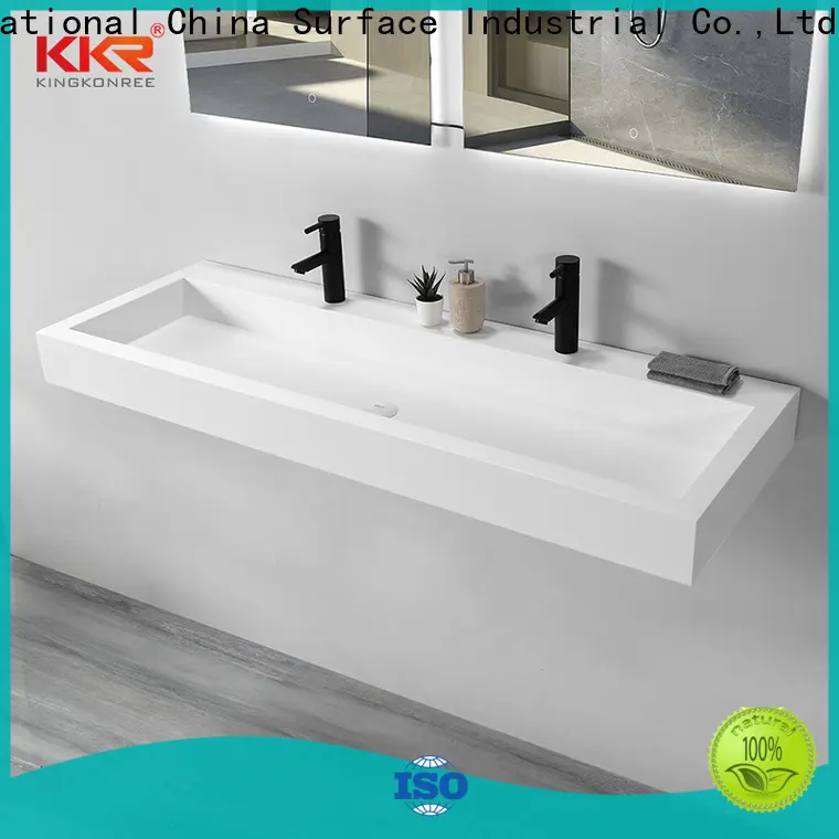 texture small wall mounted basin supplier for hotel 1