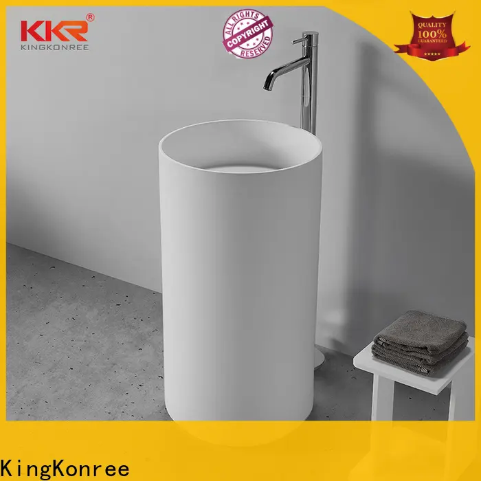 KingKonree rectangle free standing wash basin customized for bathroom 1