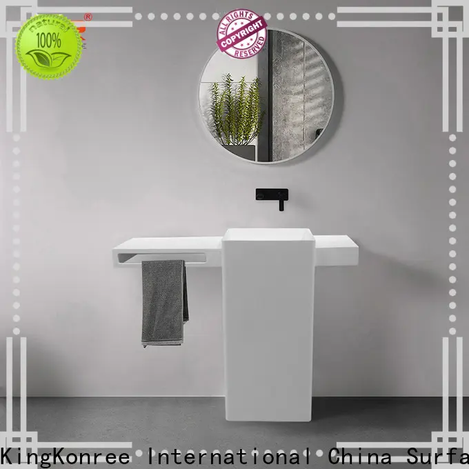 KingKonree freestanding bathroom basin factory price for bathroom 1