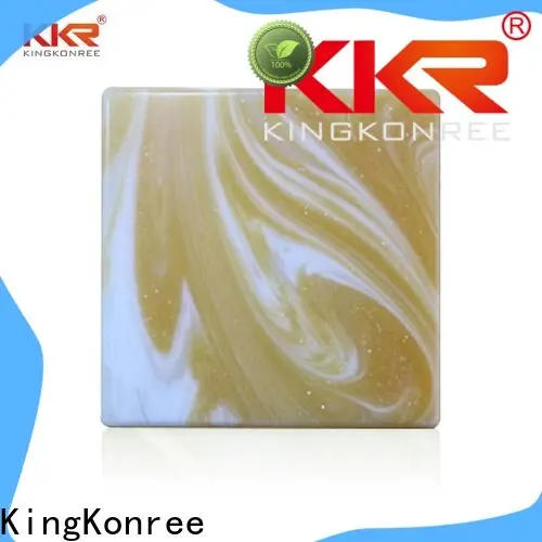 KingKonree solid surface sheets custom for hotel 1