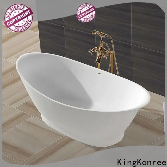 KingKonree solid surface freestanding tub manufacturer for shower room 1