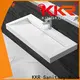 700mm wall hung corner sink supplier for hotel 1