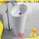thin pedestal sink customized for hotel 1