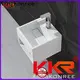 KingKonree white wall hung double basin design for home 1