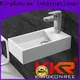 KingKonree small concrete wall mount sink design for hotel 1