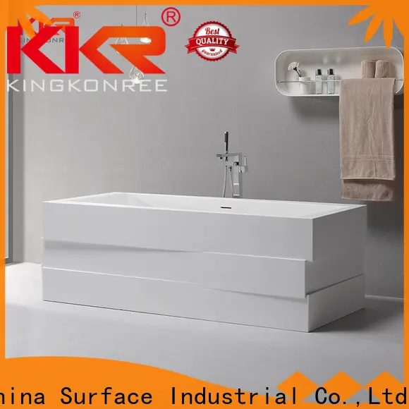 KingKonree bulk production rectangular freestanding tub manufacturer for family decoration 1