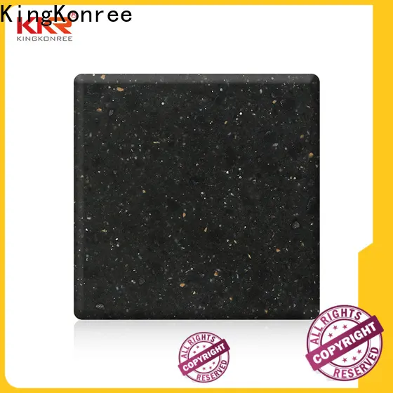 KingKonree grey acrylic solid surface design for hotel 1